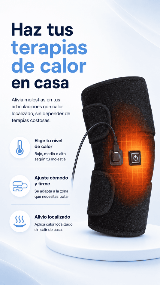 Rodillera Térmica - Terapia de Calor en Casa