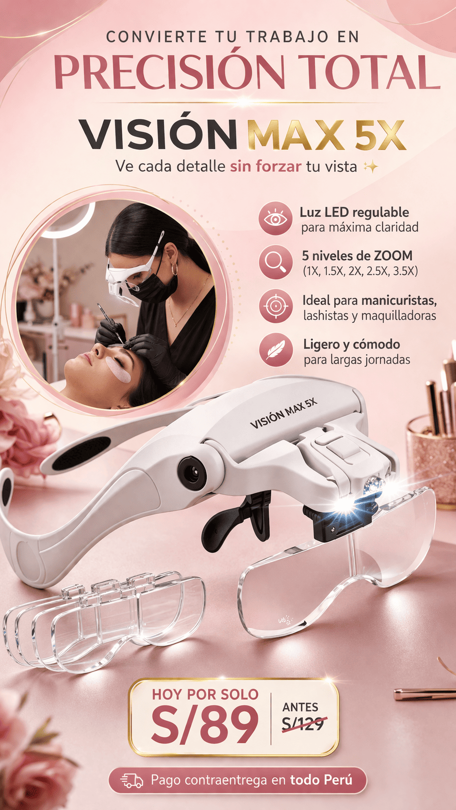 Lentes de Aumento VISIÓN MAX 5X
