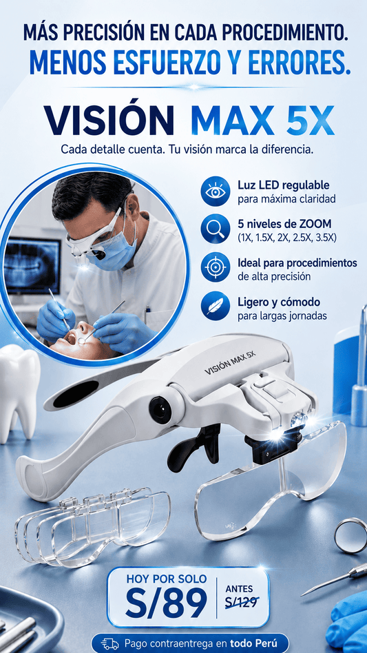 Visión MAX 5X: Más precisión menos errores