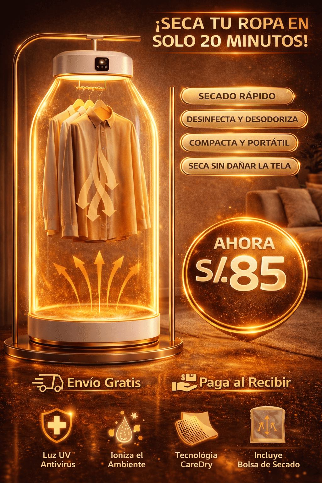 Secadora Portátil Dry Master